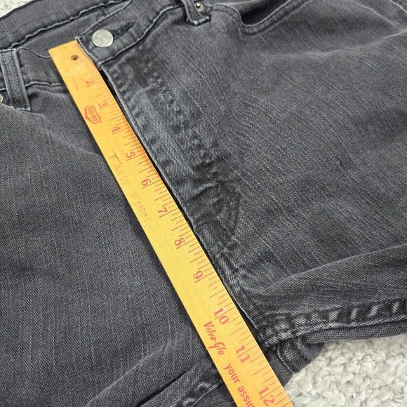 Levis 559 Jeans Mens 38x30 (Fit 38x27.5) Black Relaxed‎ Straight Dark Denim READ - Picture 13 of 16